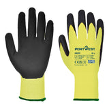 Cut D13 PU Viz-Tex Glove - Yellow/Black
