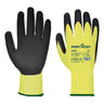 Cut D13 PU Viz-Tex Glove - Yellow/Black