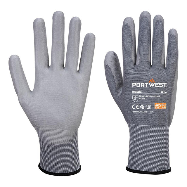 Cut B13 PU Economy Glove - Grey