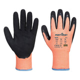 Cold D13 Nitrile Viz-Tex Cut Glove - Orange/Black