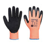 Vis-Tex Winter Cut D13 Nitrile Glove - Orange/Black