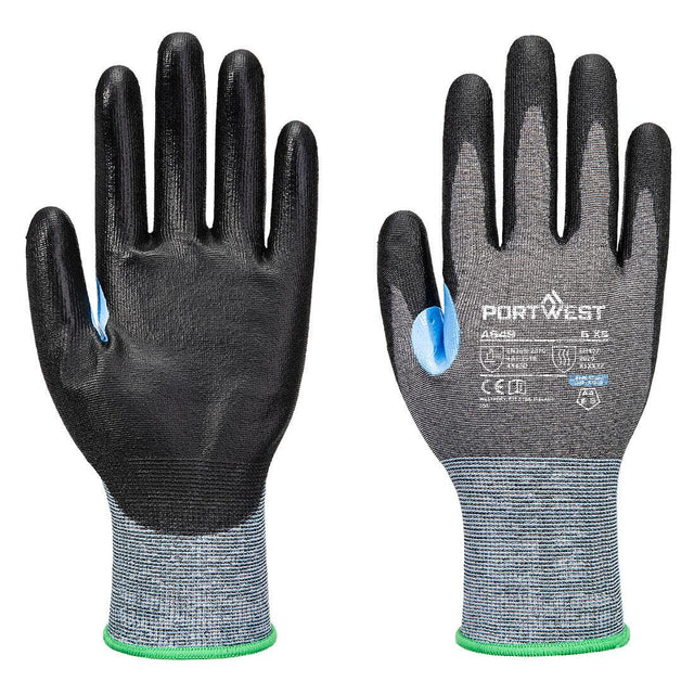 CS Cut D21 PU Glove - Grey/Black