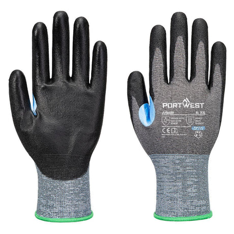 CS Cut D21 PU Glove - Grey/Black