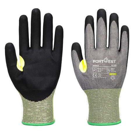 CS Cut E21 Nitrile Glove - Grey/Black