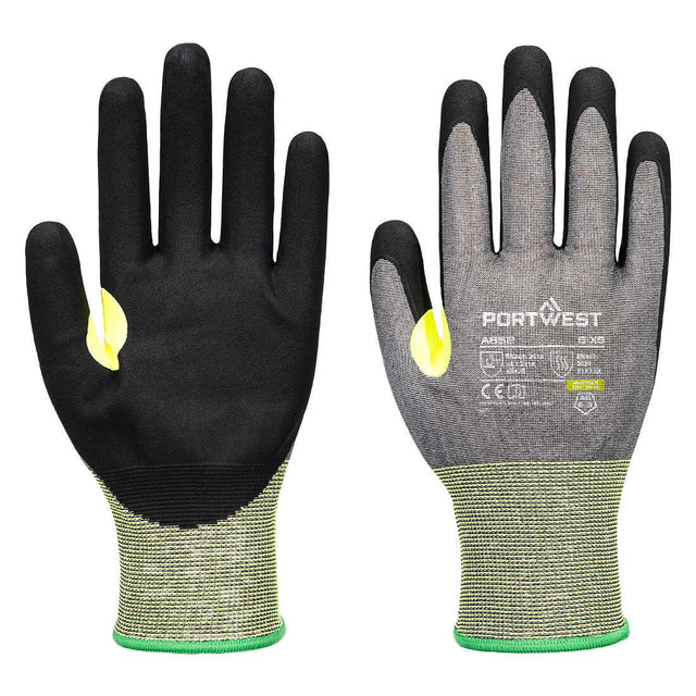 CS Cut E21 Nitrile Glove - Grey/Black
