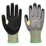 CS Cut E21 Nitrile Glove - Grey/Black