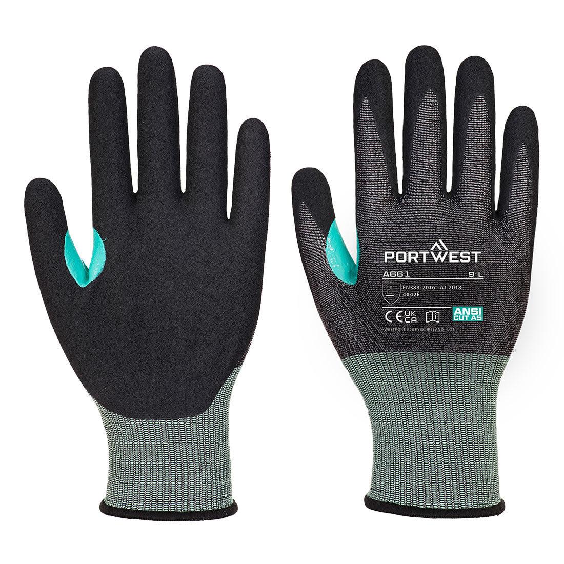 CS Cut E18 Nitrile Glove - Black