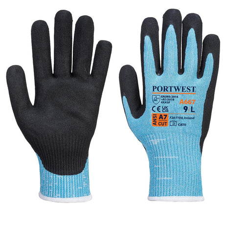 Claymore Cut F13 Nitrile Glove - Blue/Black