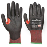 CS Cut F13 PU Glove - Black