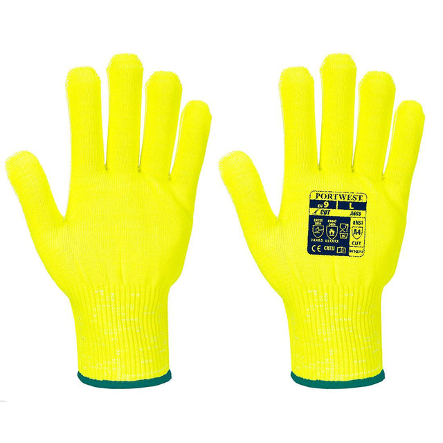 Cut D13 Viz-Tex Liner Glove - Yellow