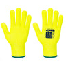 Cut D13 Viz-Tex Liner Glove - Yellow