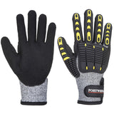 Impact C13 Nitrile Sandy Reinforced Palm Glove - Grey/Black