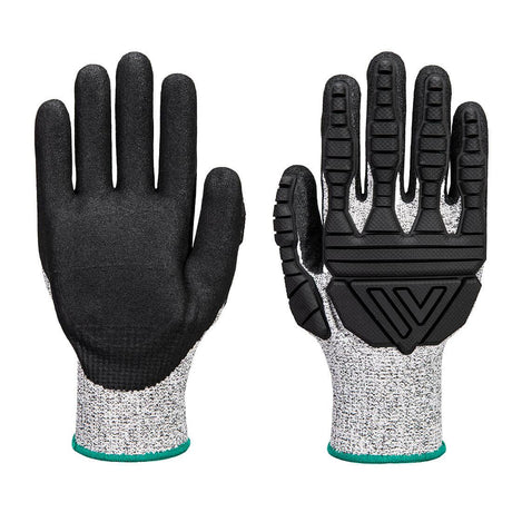 Impact C13 Nitrile Foam TPV Reinforced Palm Glove - Grey/Black