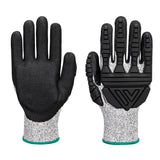 Impact C13 Nitrile Foam TPV Reinforced Palm Glove - Grey/Black