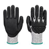 Impact C13 Nitrile Foam TPV Reinforced Palm Glove - Grey/Black