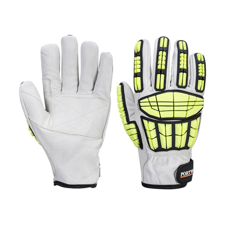 Impact F135 Cow Leather Lined Glove - Grey
