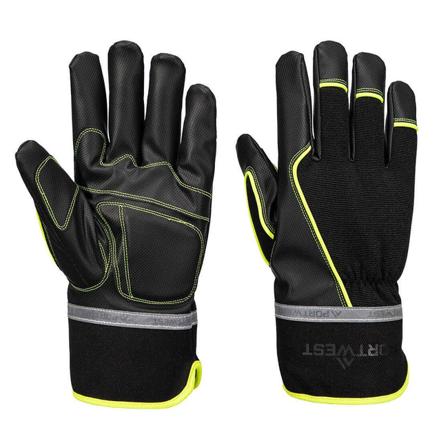 Cold 450 PU Waterproof Mechanical Glove - Black