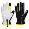 PW3 Mechanic 160 Leather Palm Cold Glove - Black/Yellow