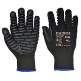 Anti-Vibration 10 Rubber Chloroprene Glove - Black