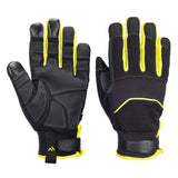 Needle Resistant F350 Mechanical Glove - Black/Yellow
