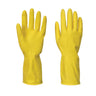 Household Latex Glove Full Box (240 Pairs) - Yellow