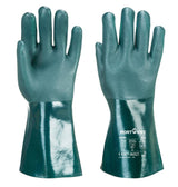 Chem 350 PVC Double Dipped Gauntlet - Green