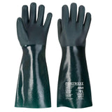 Double Dipped PVC Gauntlet 45cm - Green