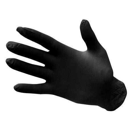 Powder Free Nitrile Disposable Glove (Pk100) - Black