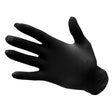 Powder Free Nitrile Disposable Glove (Pk100) - Black