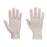 String Knit Liner Glove (288 Pairs) - White