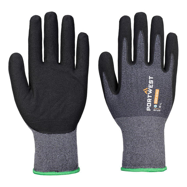 SG Grip 15 Eco Nitrile Glove (Pk12) - Grey/Black