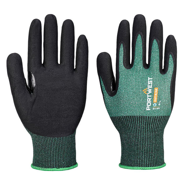 SG Cut B18 Nitrile Glove - Green/Black