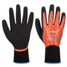 Grip 13 Nitrile Foam Aqua Glove - Orange/Black