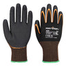 Grip 15 Nitrile Double Palm Glove - Black/Orange