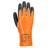 Grip 15 Nitrile Double Gauntlet - Orange/Black
