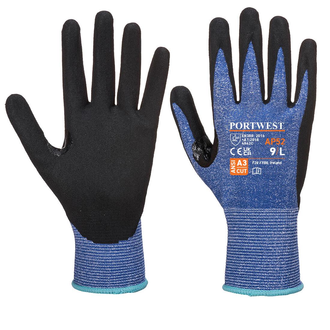 Cut C13 Dexti Ultra Nitrile Glove - Blue/Black