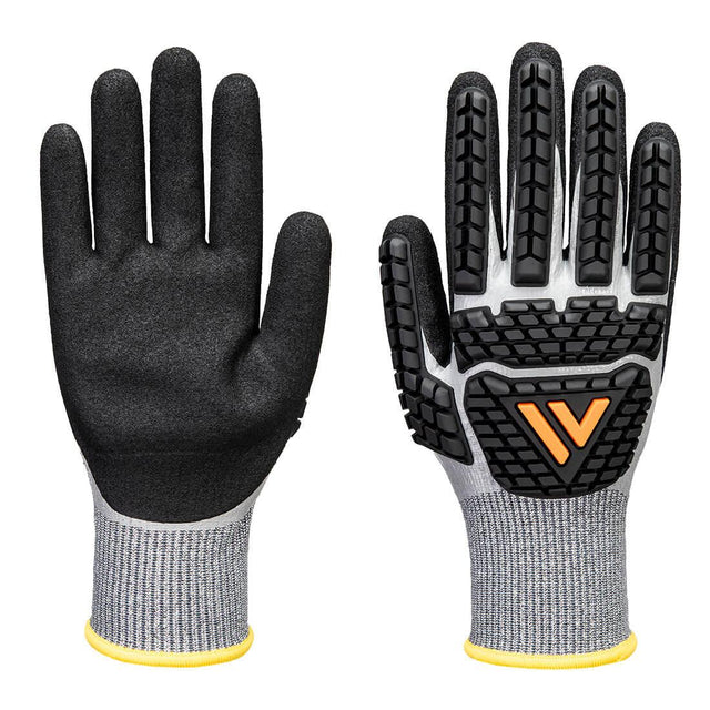 Impact F13 Nitrile Foam TPR Waterproof Glove - Grey/Black