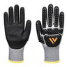 Impact F13 Nitrile Foam TPR Waterproof Glove - Grey/Black