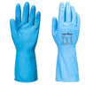 FD Chemical B Latex Light Gauntlet (Pk12) - Blue