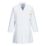 Anti-Static ESD Coat - White