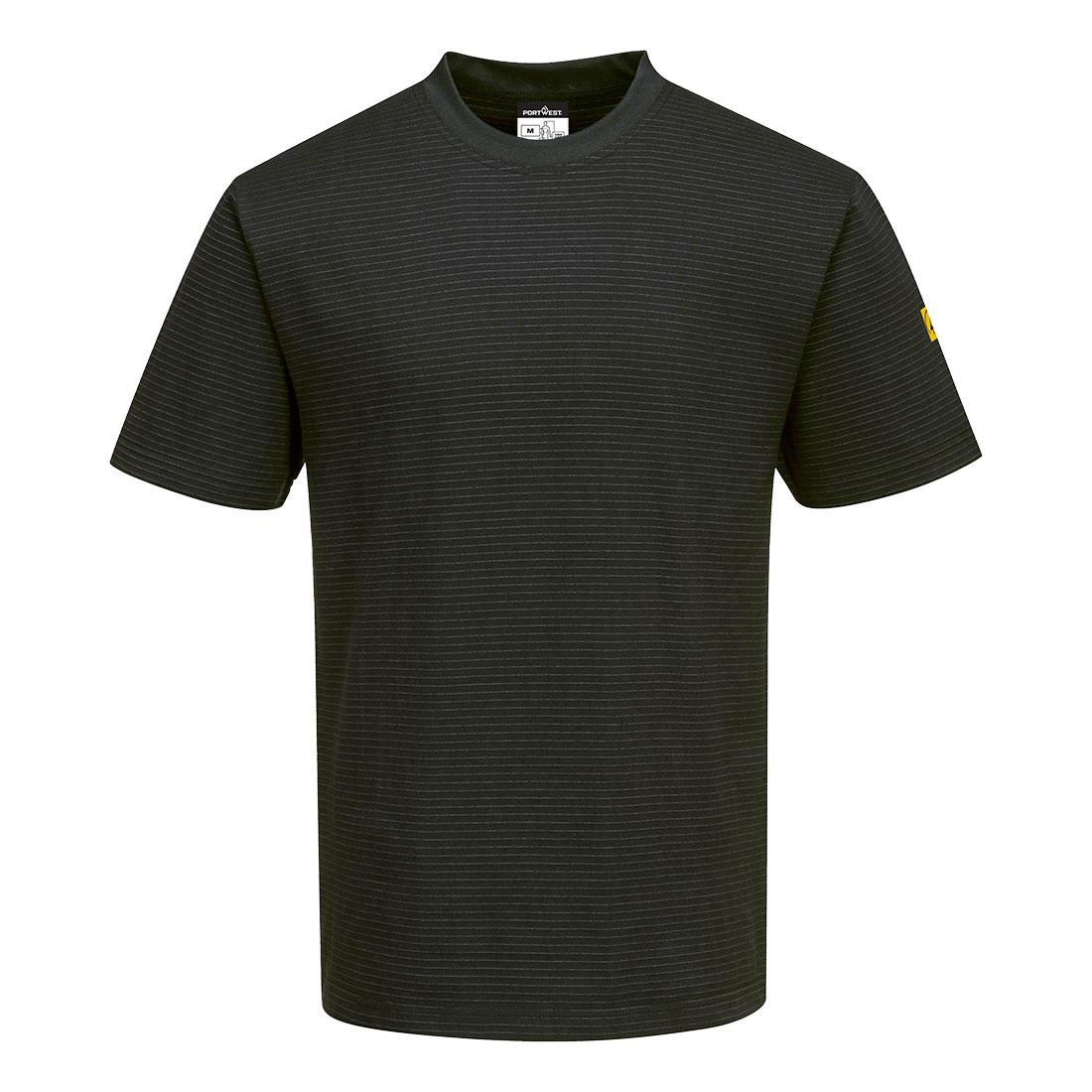 Anti-Static ESD T-Shirt S/S - Black