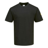 Anti-Static ESD T-Shirt S/S - Black