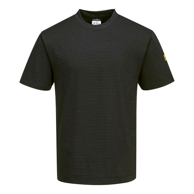 Anti-Static ESD T-Shirt S/S - Black