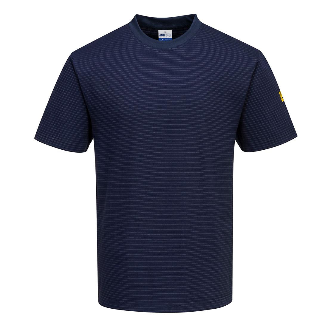 Anti-Static ESD T-Shirt S/S - Navy