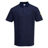 Anti-Static ESD Polo Shirt S/S - Navy