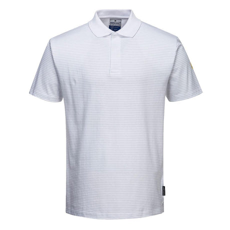 Anti-Static ESD Polo Shirt S/S - White