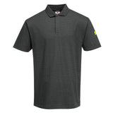 Anti-Static ESD Polo Shirt S/S - Zoom Grey