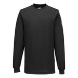 Anti-Static ESD T-Shirt L/S - Black