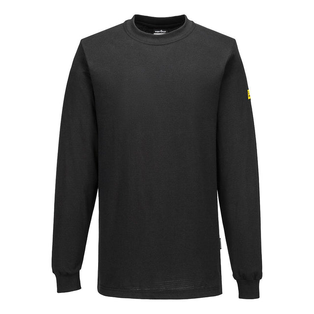 Anti-Static ESD T-Shirt L/S - Black