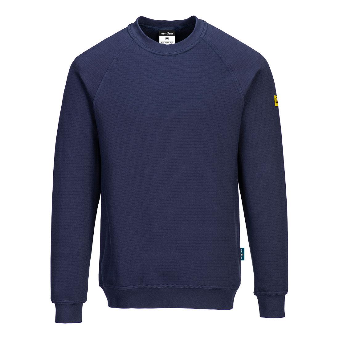 Anti-Static ESD Sweatshirt - Navy